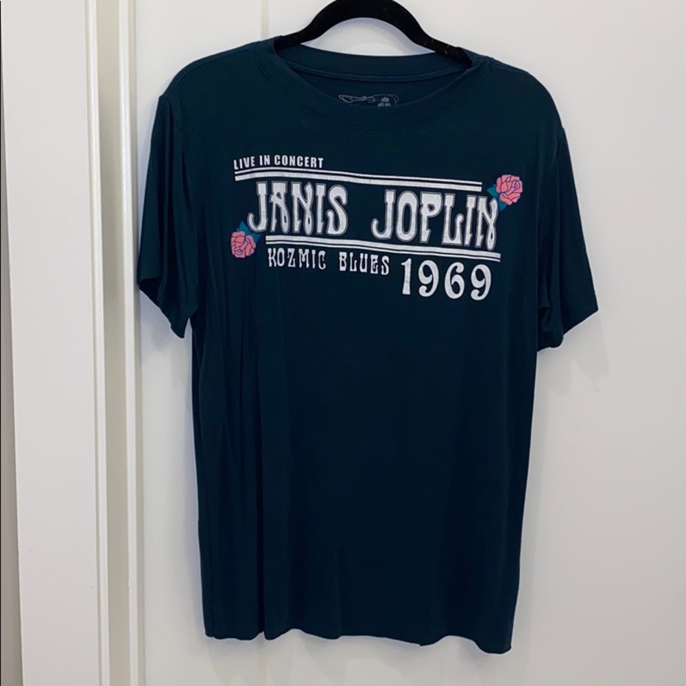 Dark teal rocker tee
